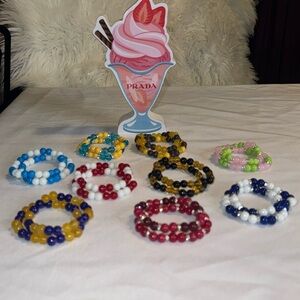 Colorful pair of bracelets (newly created)